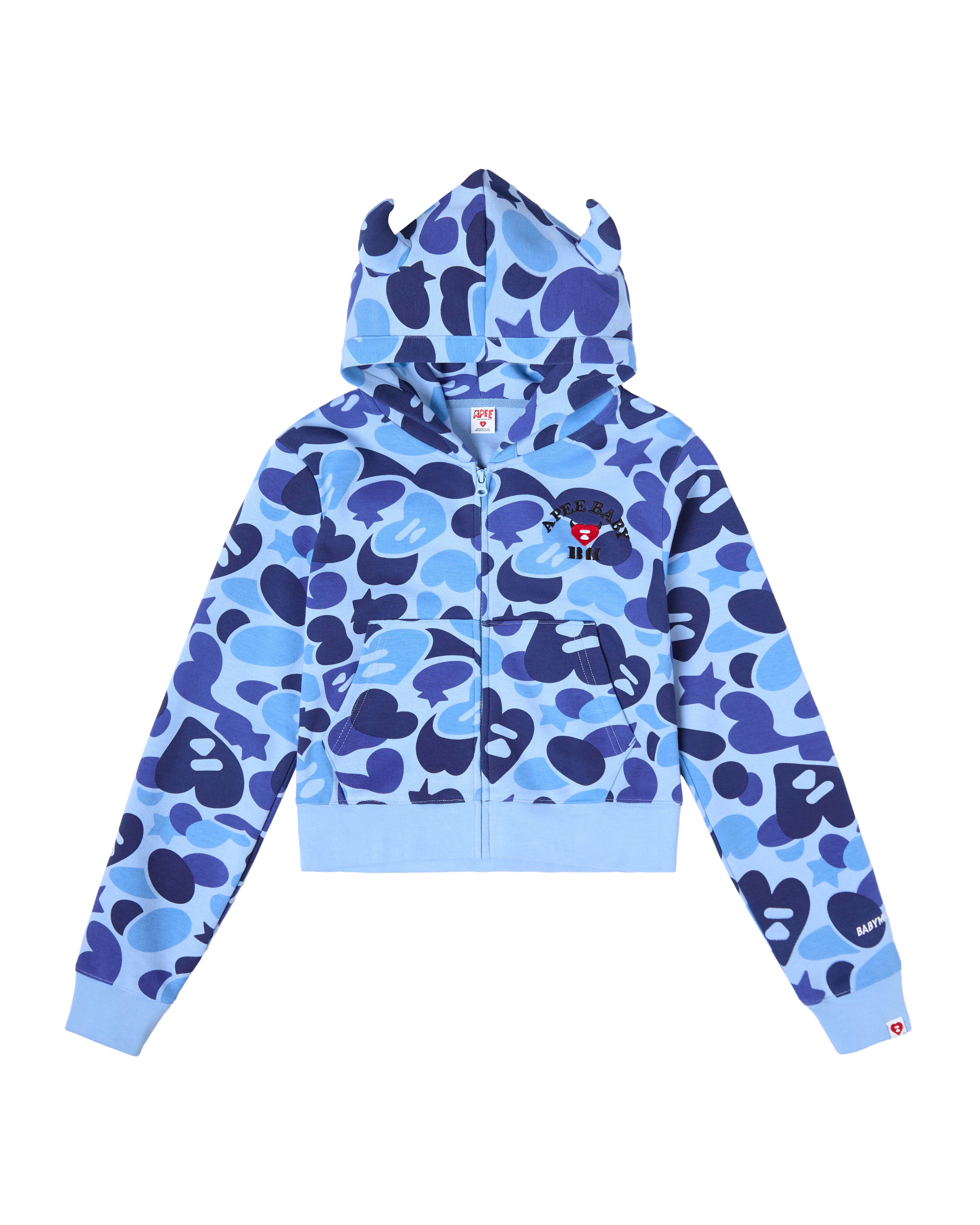 ABC Multi Camo拉鍊連帽衛衣
圖片來源：APEE