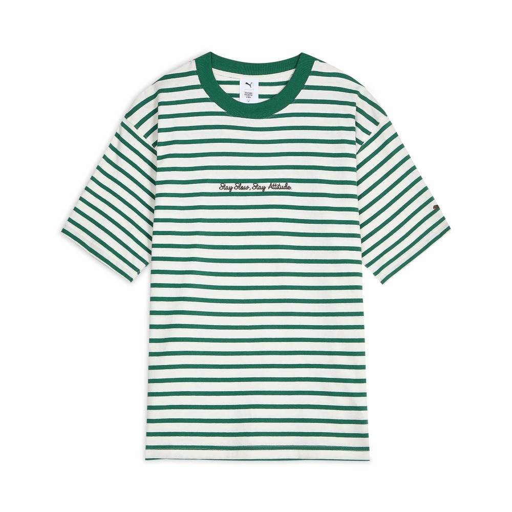 PUMA x MondaySleepingClub系列Stripe短袖T恤，NT$1,680
圖片來源：PUMA