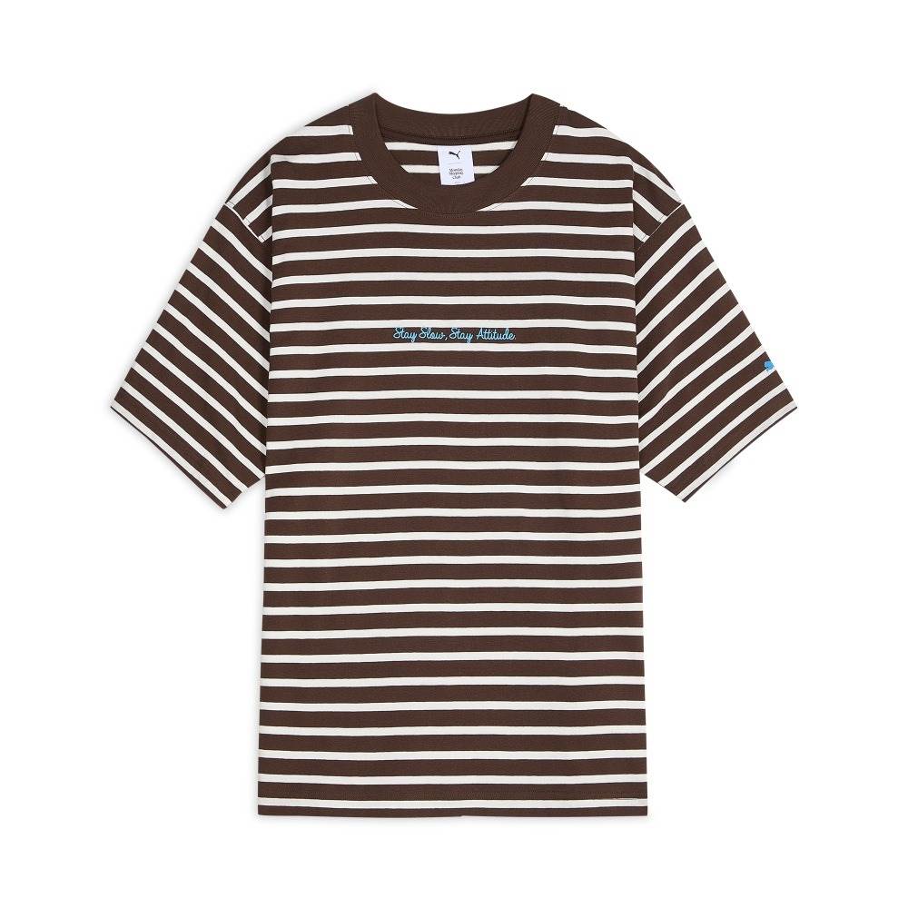 PUMA x MondaySleepingClub系列Stripe短袖T恤，NT$1,680
圖片來源：PUMA