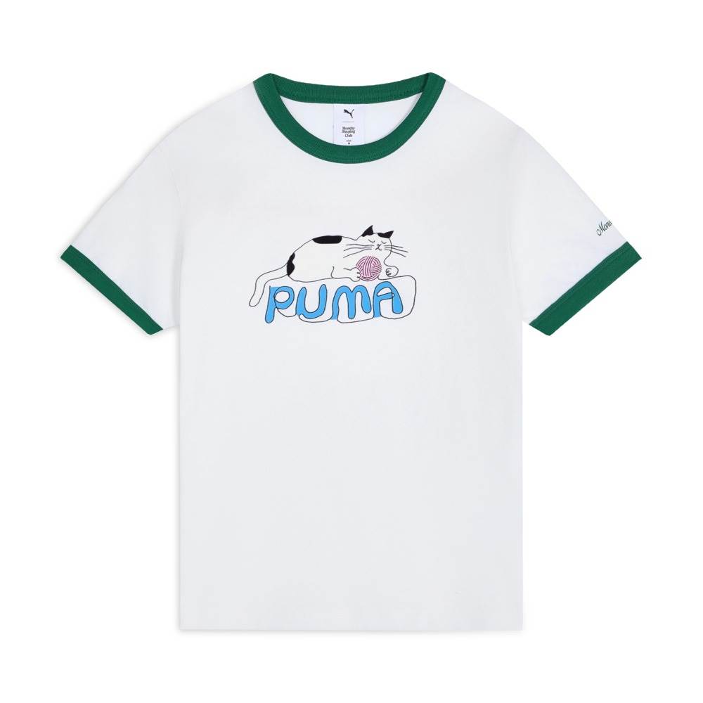 PUMA x MondaySleepingClub系列短袖T恤 女性，NT$1,280
圖片來源：PUMA