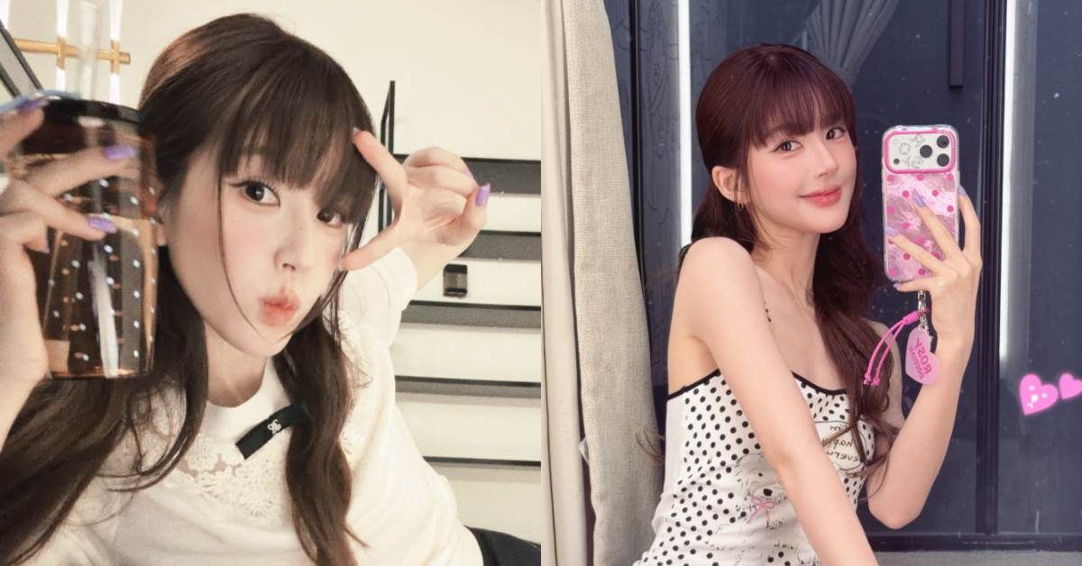 趙露思新髮型：齊瀏海變甜妹
圖片來源：IG@趙露思