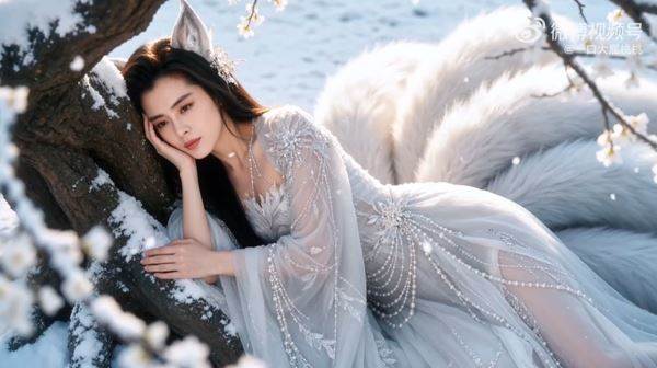 王祖賢與遊戲產業合作，推出首部明星全AI廣告影片《倩影》引爆兩派討論。圖片來源：微博＠網易天下手游