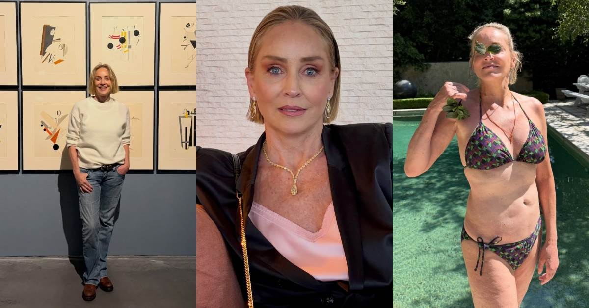 莎朗史東曝停中風藥後再戒大麻，盼重返「無藥人生」。圖片來源：IG@sharonstone