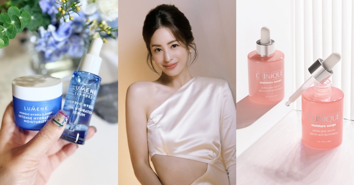 莫允雯保養，保濕推薦，圖片來源：IG@莫允雯、露明研、倩碧