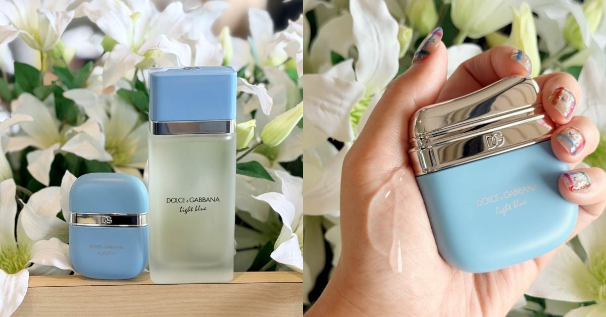 香水推薦：DOLCE&GABBANA LIGHT BLUE淺藍香氛凝膠，30ml NT.2,500
圖片來源：造咖編輯Vicky拍攝