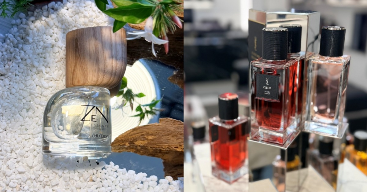香水新品推薦,圖片來源:YSL、資生堂