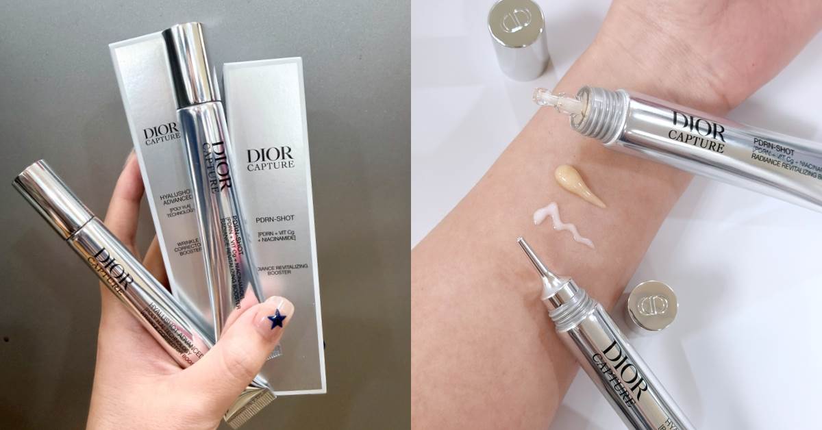 抗老保養推薦：DIOR PDRN水光筆&nbsp;20ml NT.3,450、玻尿酸澎澎筆 15ml NT.3,450
圖片來源：造咖編輯Vicky拍攝