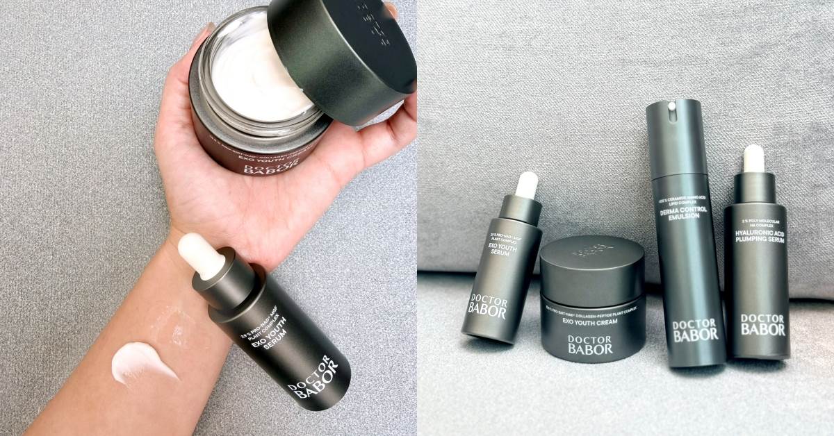 抗老保養推薦：BABOR Exo逆齡青春精萃&nbsp;30ml NT.6,550、Exo逆齡青春乳霜 50ml NT.6,500
圖片來源：造咖編輯Vicky拍攝