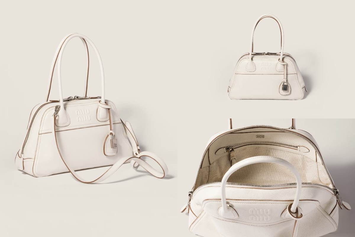 Miu Miu Vivant 納帕軟皮手袋，NT$ 120,000
