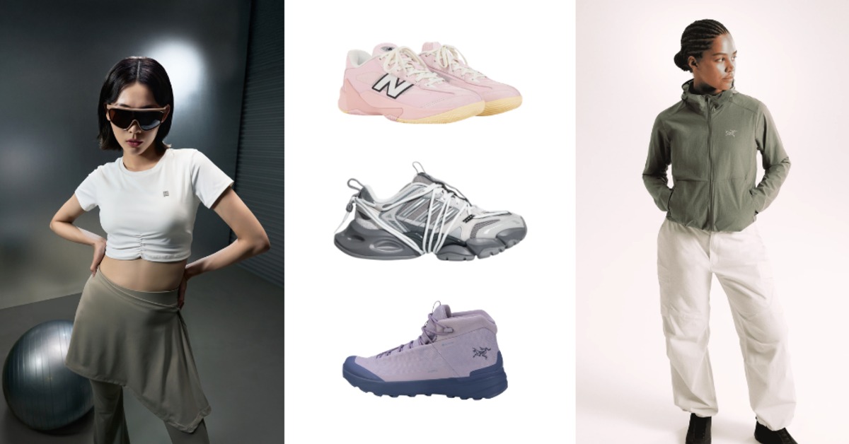 主圖來源：FILA、New Balance、Arc'teryx、adidas