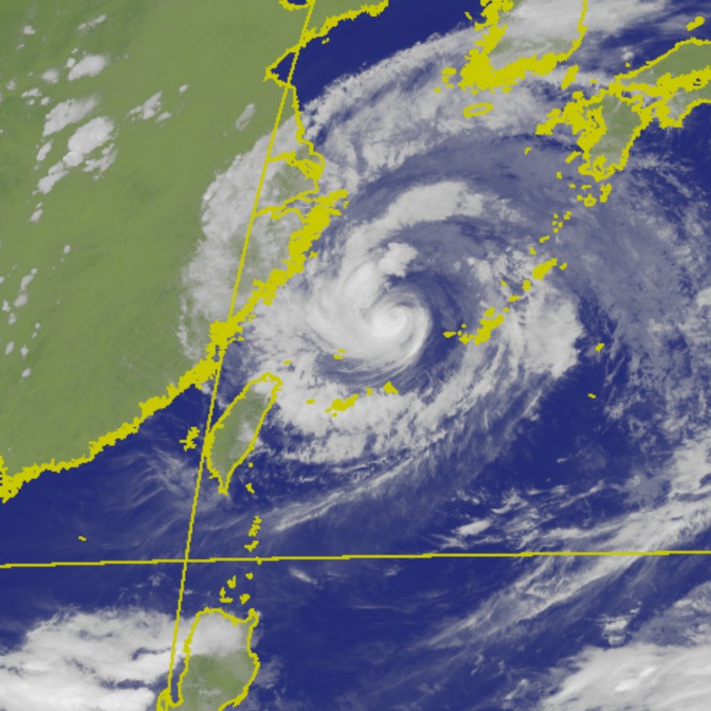 白海豚颱風今明最接近台灣！7地區已達停班停課標準