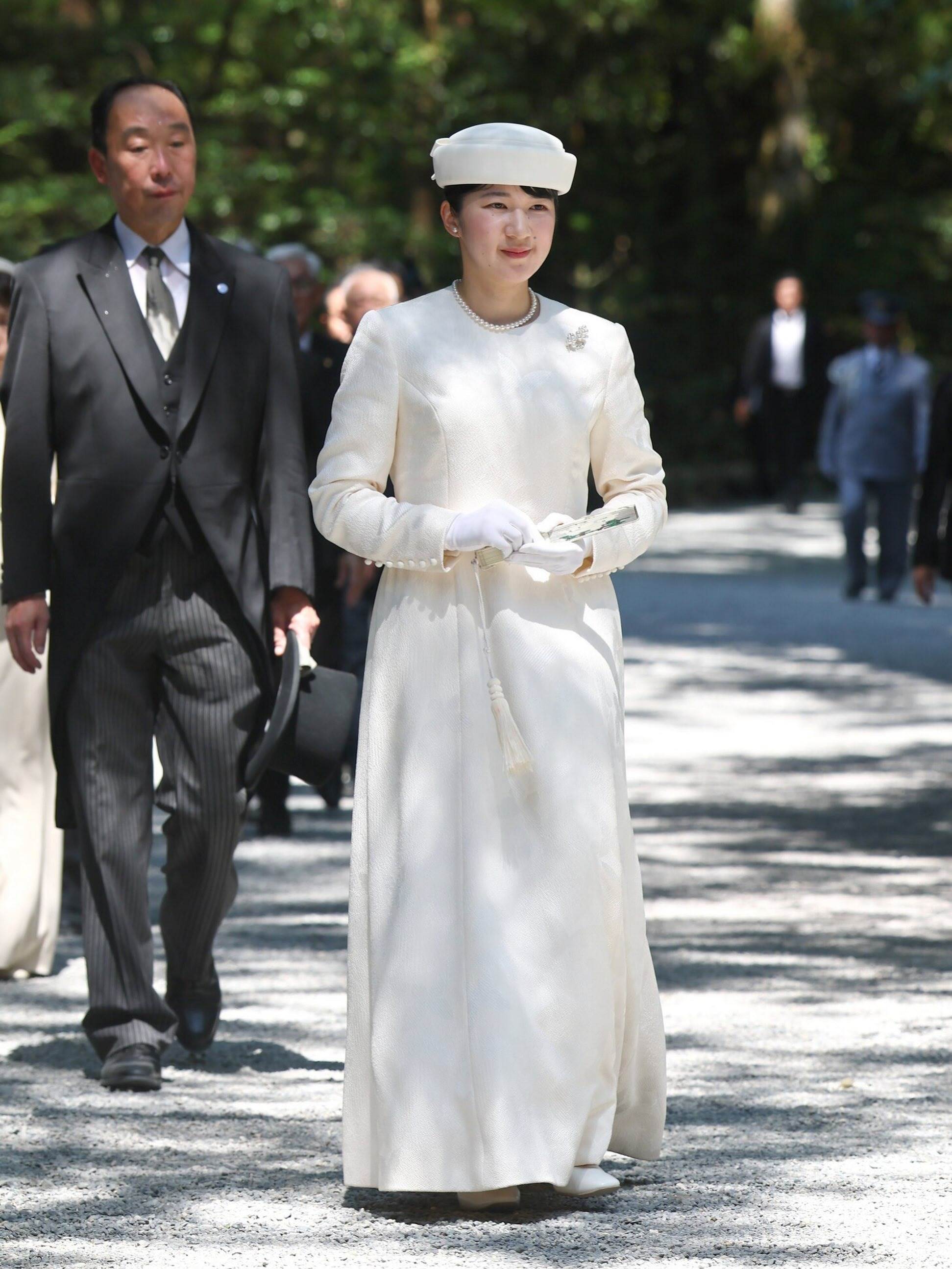 愛子公主代表皇室現身伊勢神宮。圖片來源：IG@empressmichikoappreciation