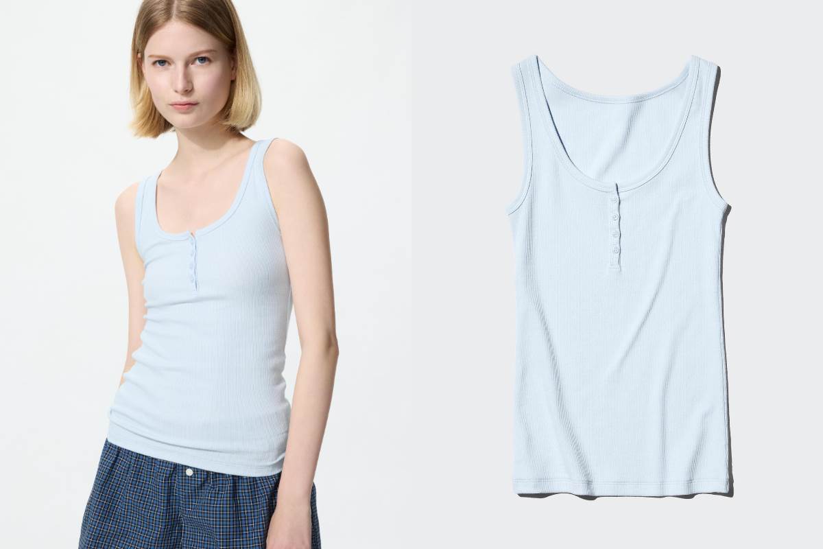 UNIQLO 亨利領背心，NT$290