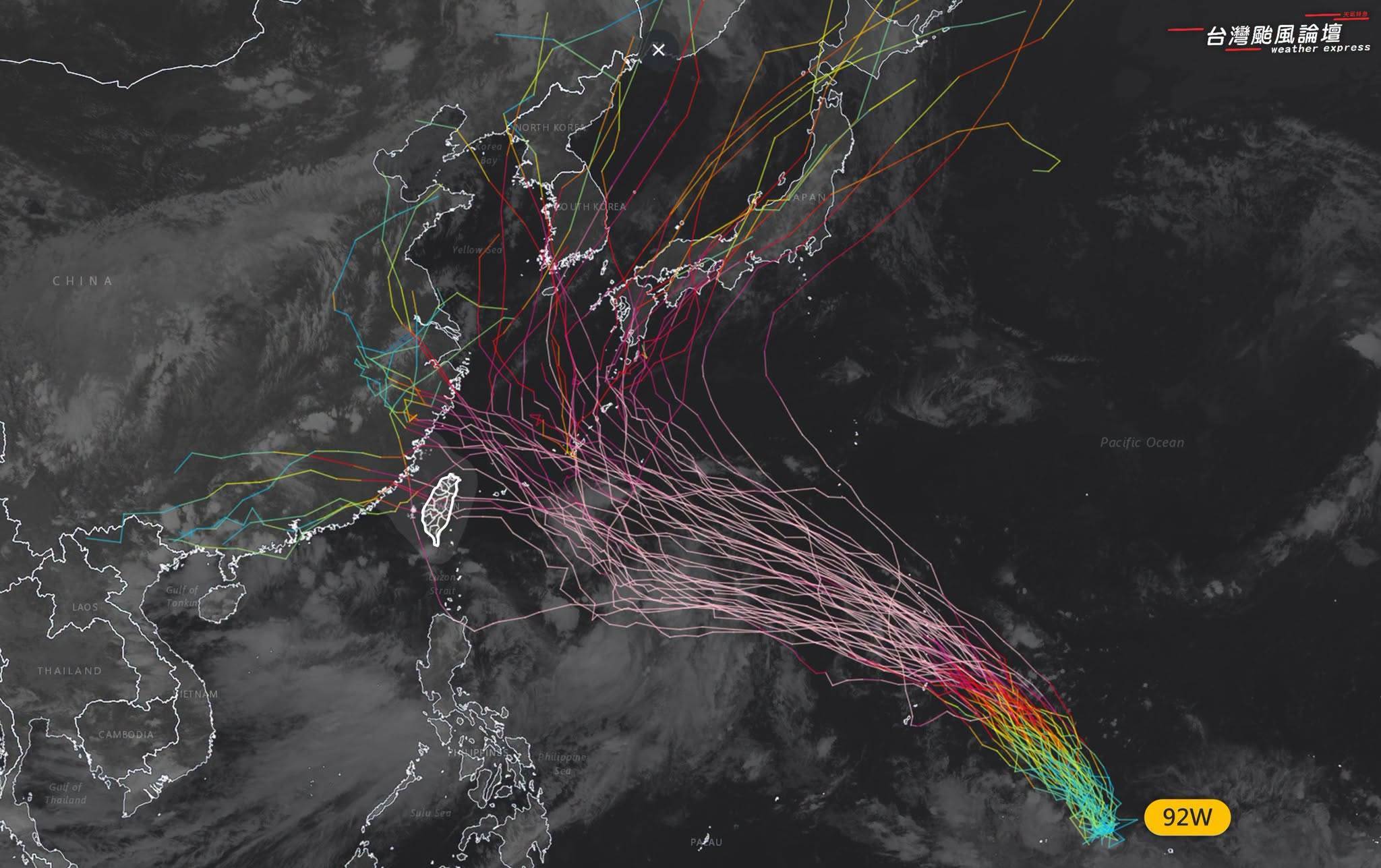圖片來源：台灣颱風論壇｜天氣特急