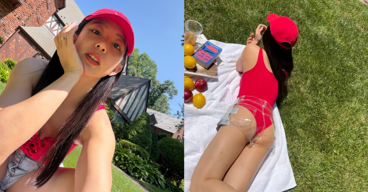 郭書瑤也太辣～透明牛仔褲露蜜桃臀！好身材運動飲食菜單，圖片來源：IG@郭書瑤