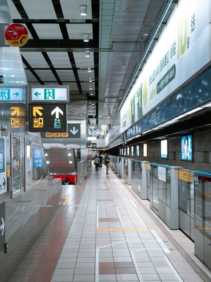 圖片來源：pexels（捷運示意圖）