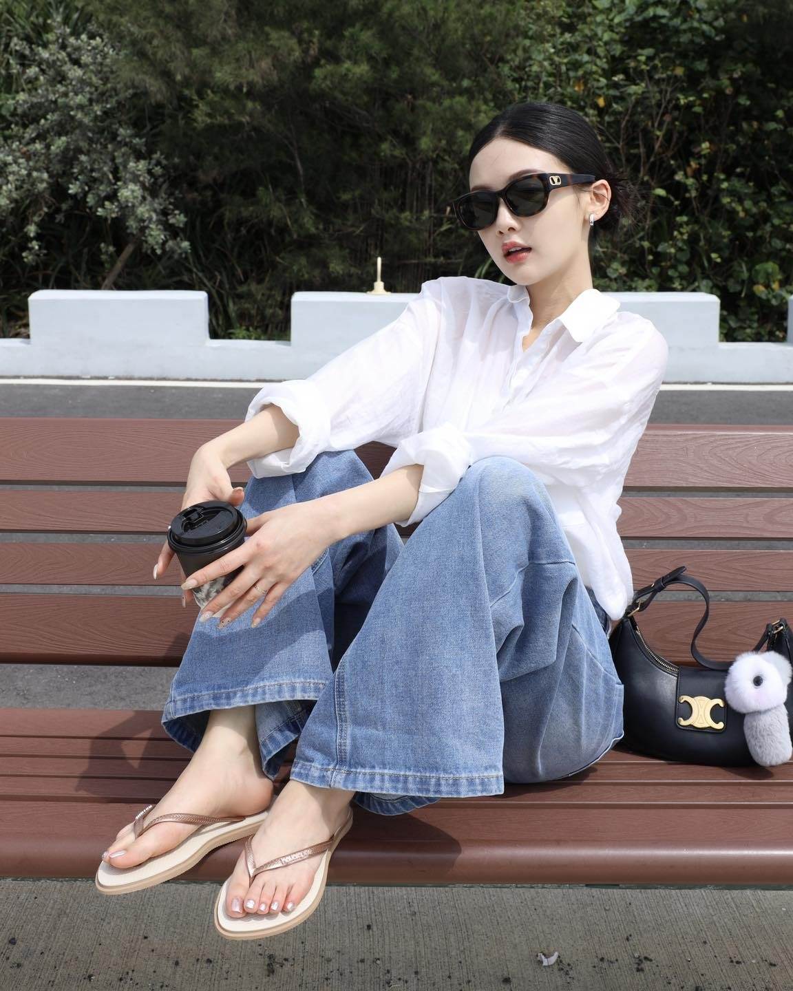 經典人字拖品牌Havaianas當然不能缺席 Havaianas Slim Flip Flops，NT$855
圖片來源：IG@havaianas.taiwan