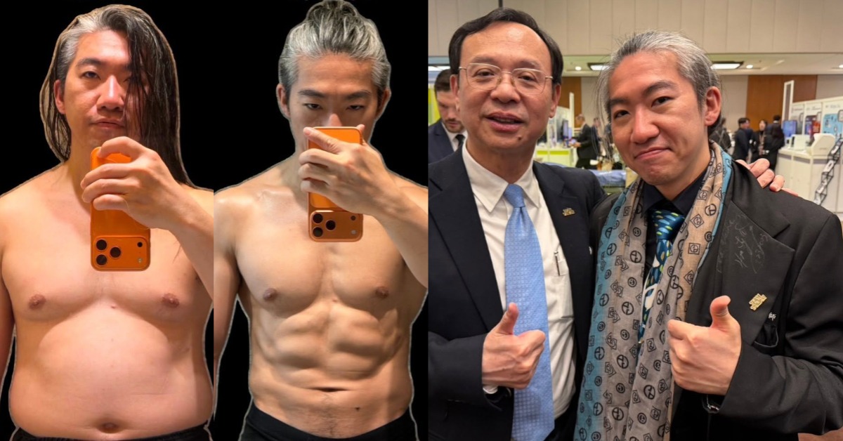 不靠瘦瘦針！史書華半年減15kg、體脂減20%！「深蹲240kg」健身紀錄引熱議，圖片來源：FB@史書華