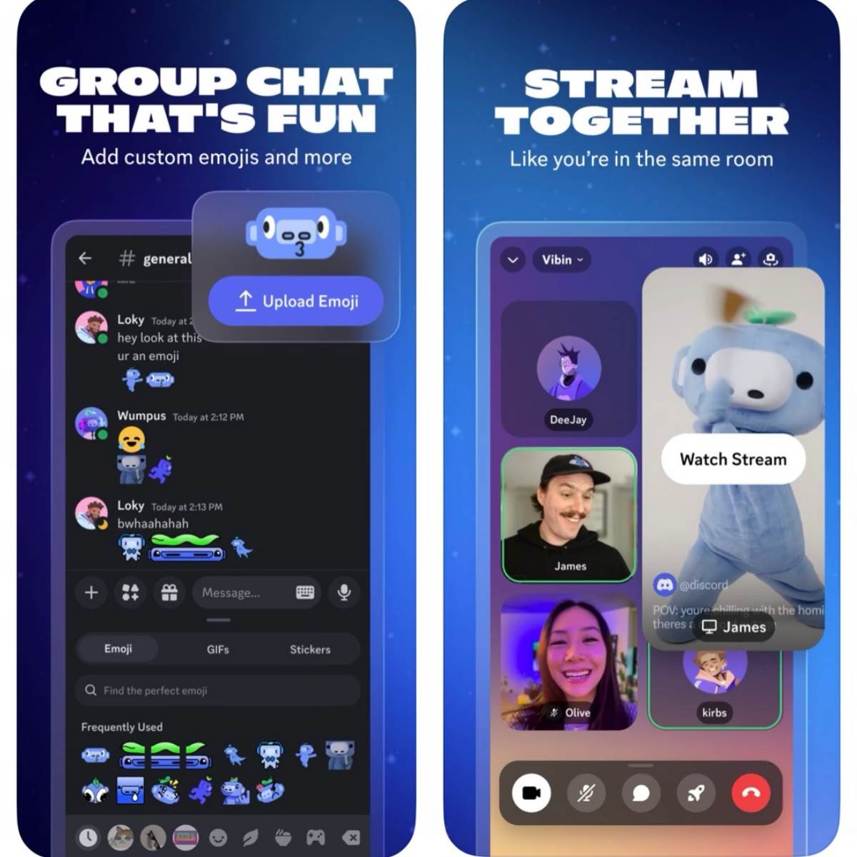 Discord除了私訊，還能建立「伺服器」的大型群組。圖片來源：Discord APP