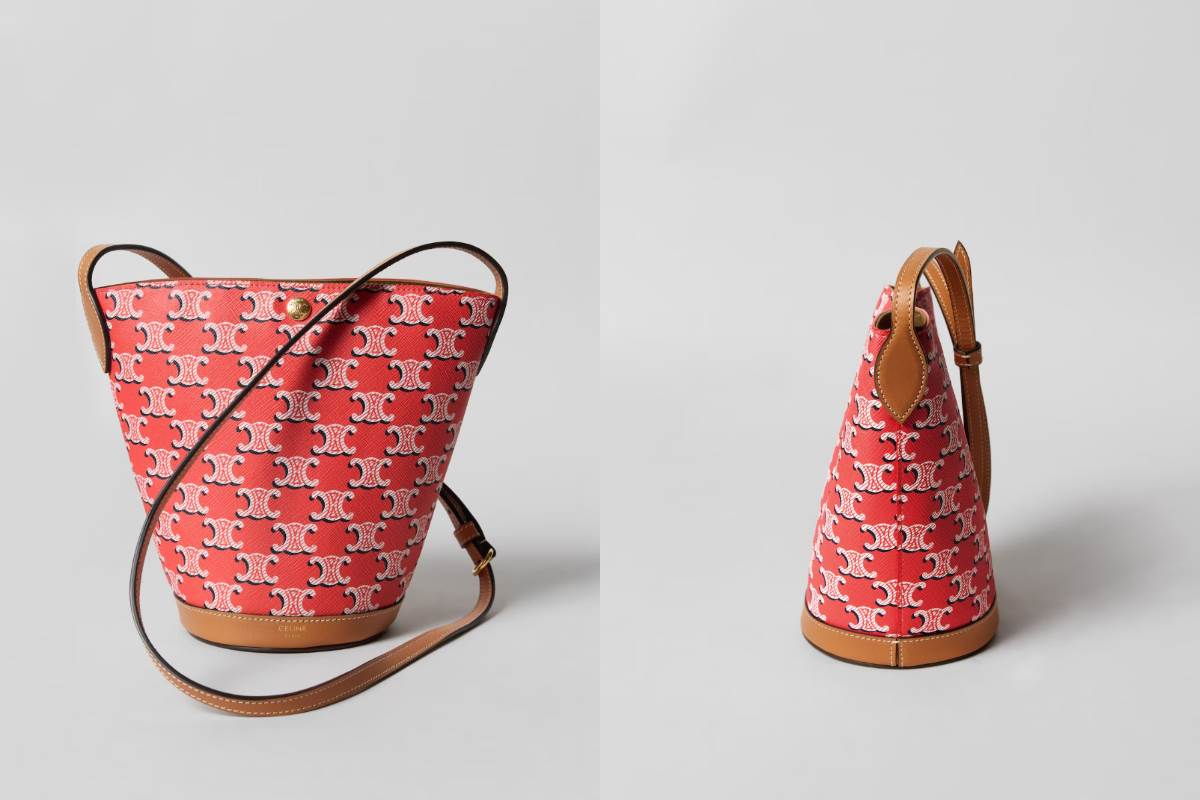 CELINE 迷你標誌的水桶袋，NT$40,000
圖片來源：CELINE