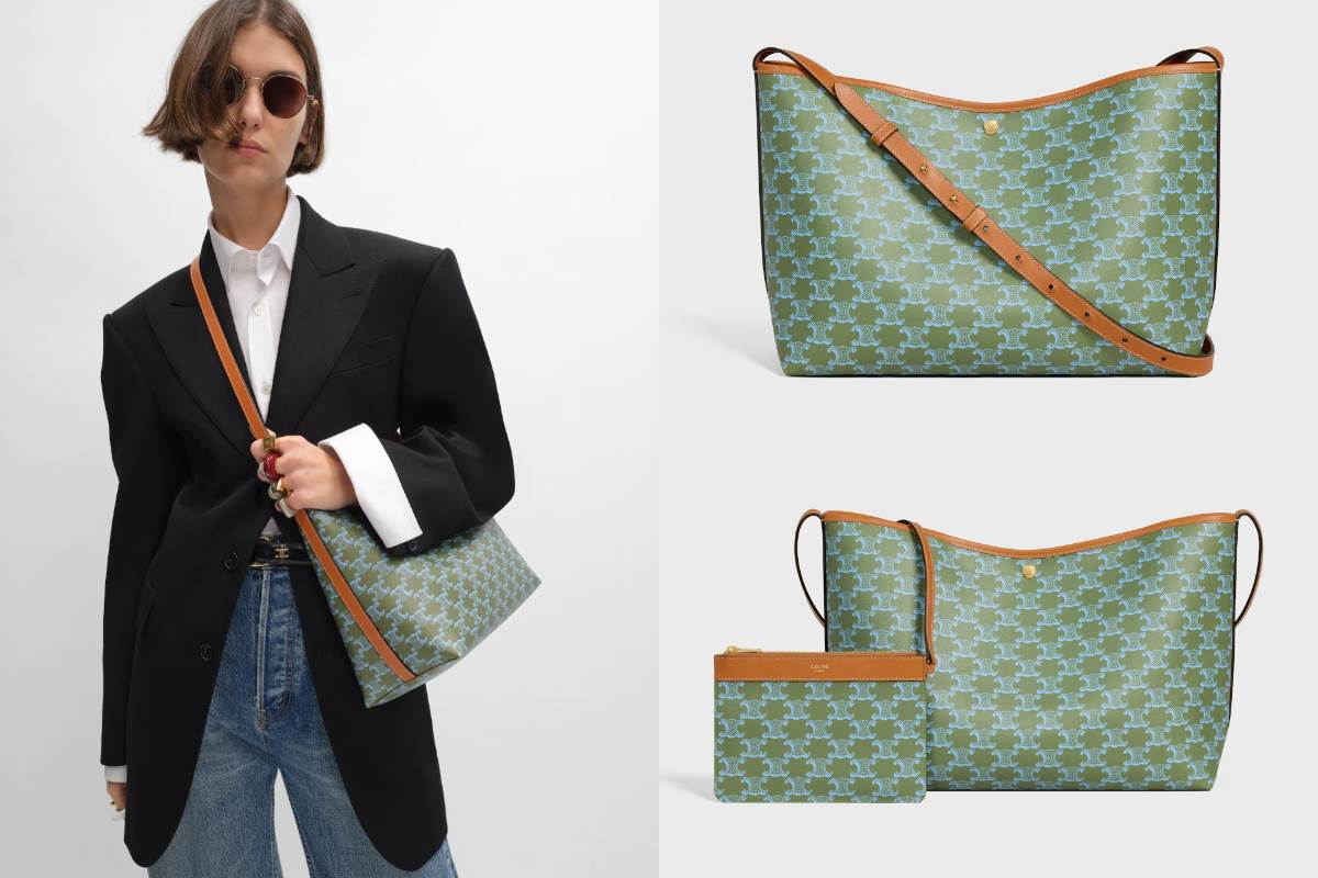 CELINE Soft Shopper標誌印花手袋，NT$ 63,000
圖片來源：CELINE