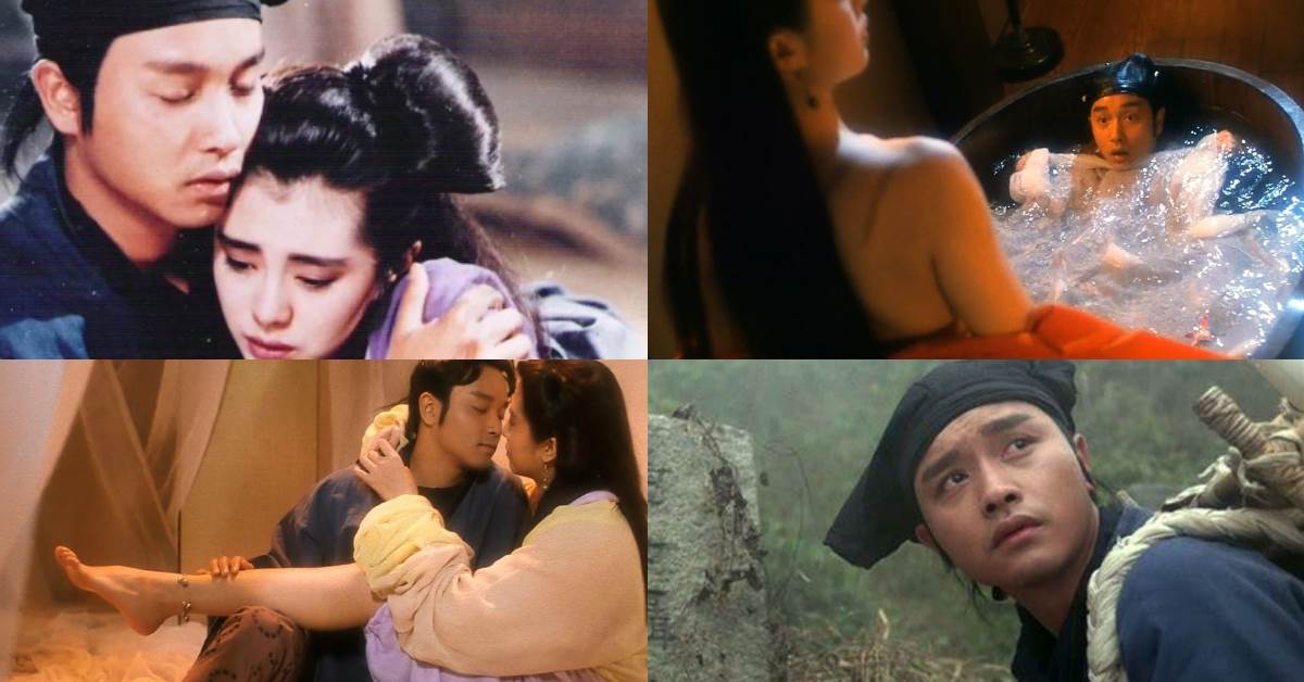 張國榮曾經拒絕演出《倩女幽魂》寧采臣的書生角色。圖片來源：IMDB《倩女幽魂》劇照