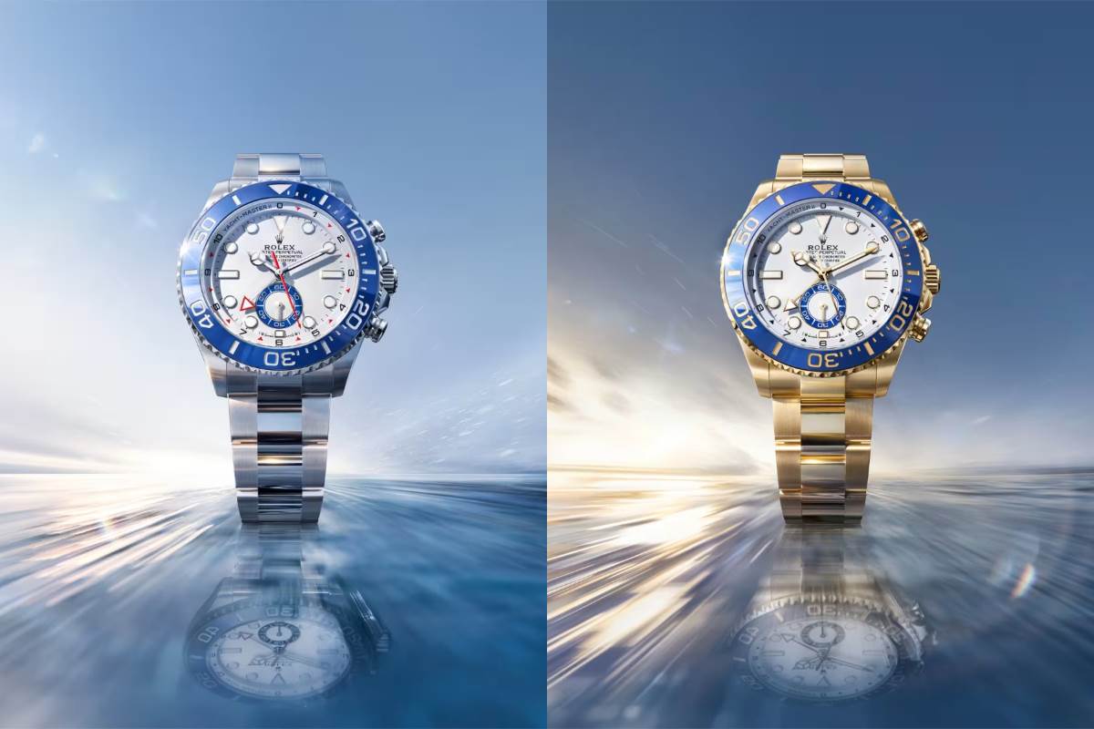 Yacht-Master II 蠔式，44毫米，蠔式鋼；Yacht-Master II 蠔式，44毫米，黃金
圖片來源：Rolex