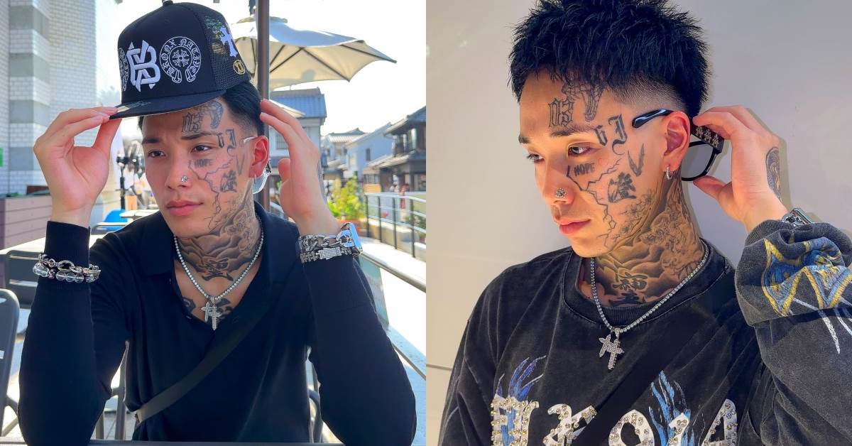 小泰臉部刺青：看似怪異，其實藏著對家人的愛
圖片來源：IG@taisei