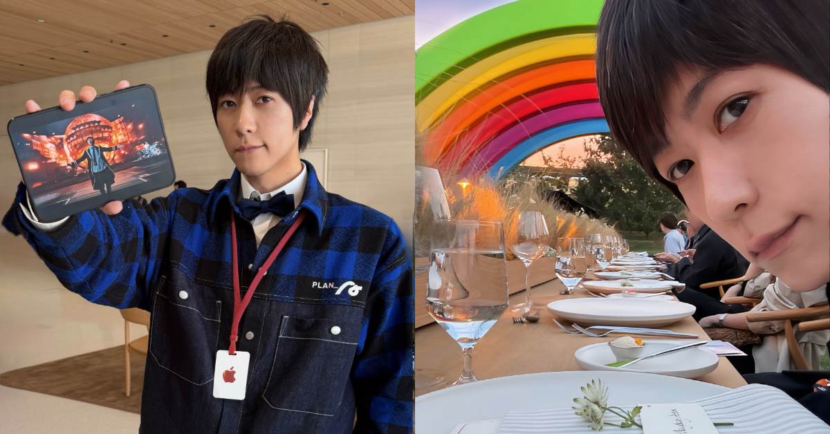 五月天阿信驚喜出席蘋果發表會
圖片來源：Threads@阿信