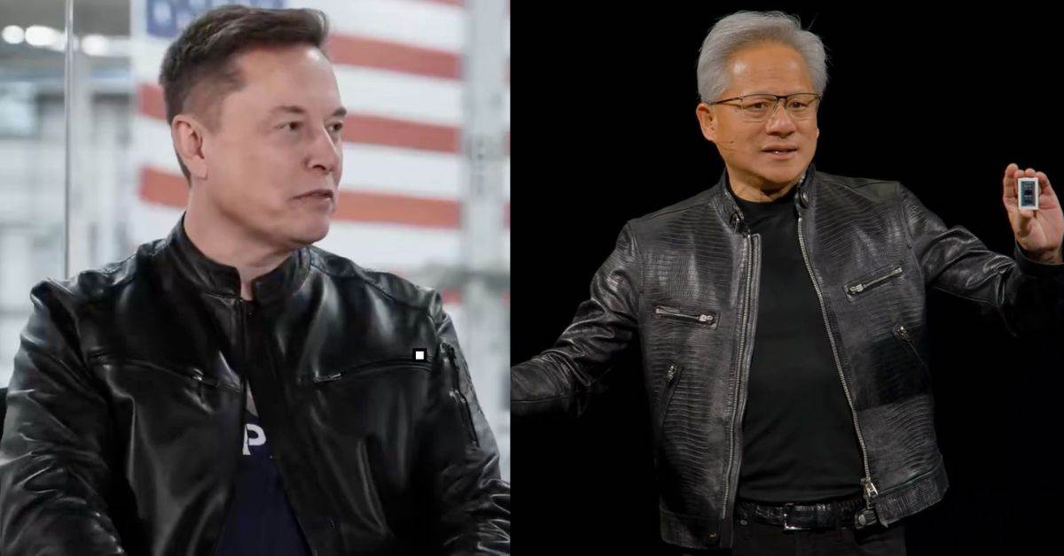 圖片來源：Elon Musk@X、NVIDIA@Facebook