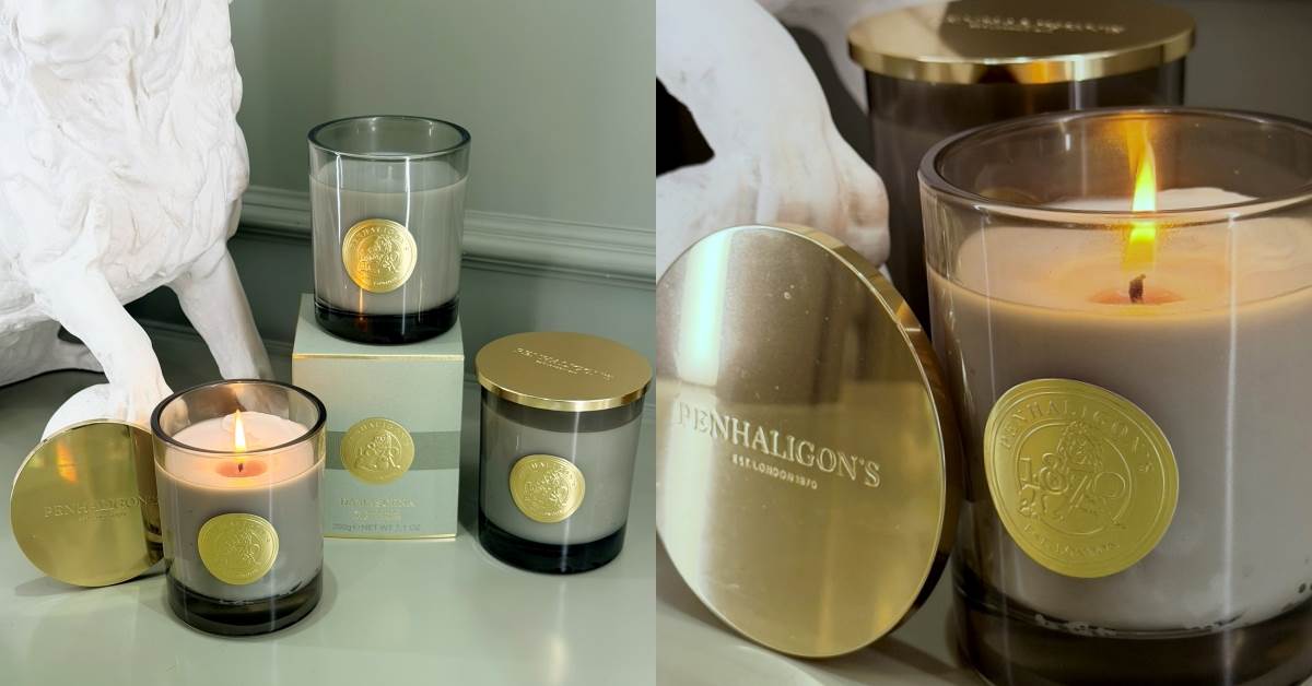 PENHALIGON'S潘海利根香氛蠟燭，200g含燭蓋 NT.3,200
圖片來源：造咖編輯Vicky拍攝