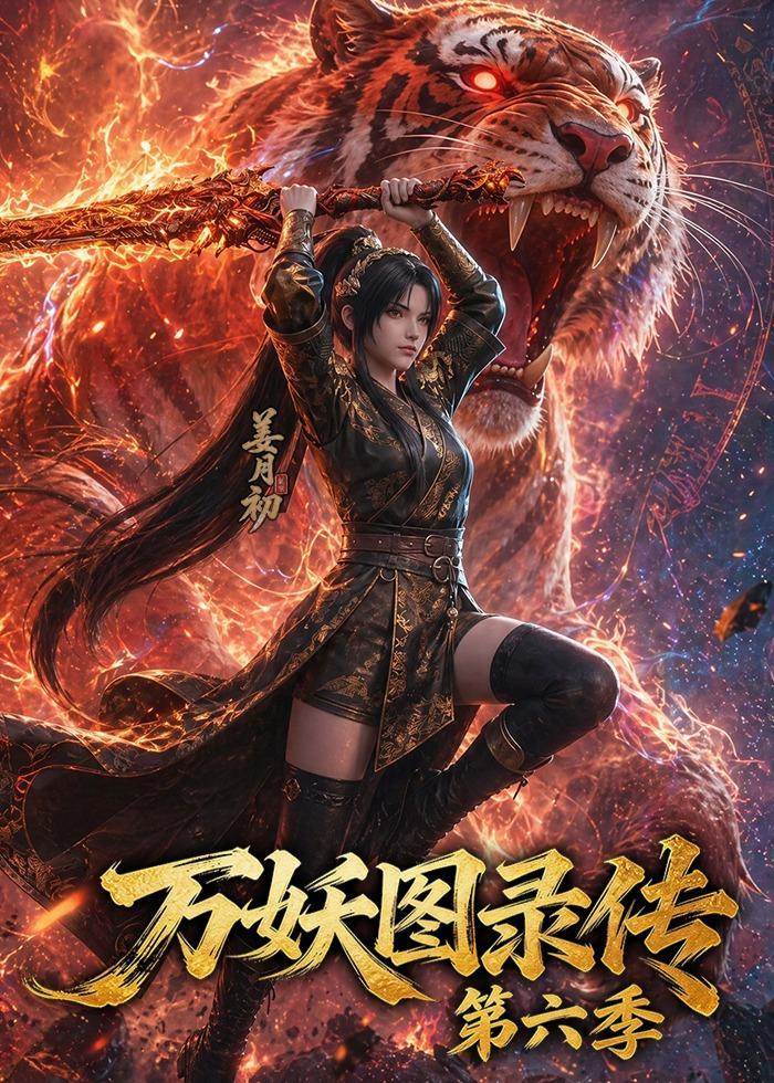 《萬妖圖錄傳》目前已推出第12季，劇中從盛唐長安、妖魔祕境到大型斬妖戰場，視覺規模持續升級。圖片來源：微博＠紅果短劇App