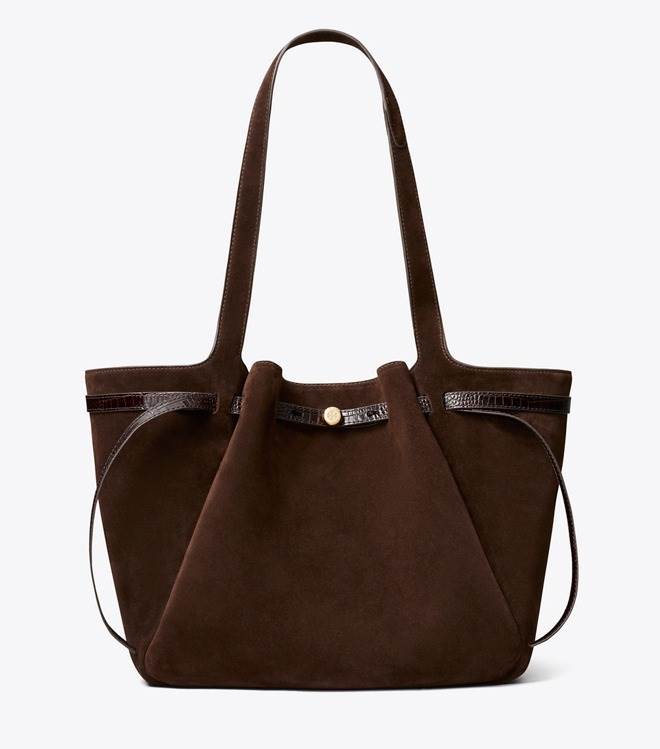 Tory Burch ROMY麂皮托特包，NT$25,600
圖片來源：Tory Burch