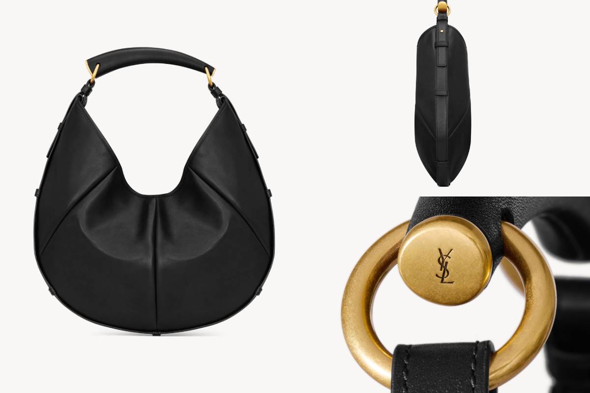 Saint Laurent MOMBASA中型皮革手袋，NT$ 121,850
圖片來源：Saint Laurent