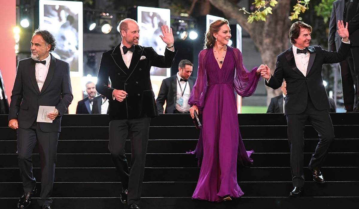 阿湯哥電影首映，威廉王子、凱特王妃都來了。圖片來源：IG@princeandprincessofwales