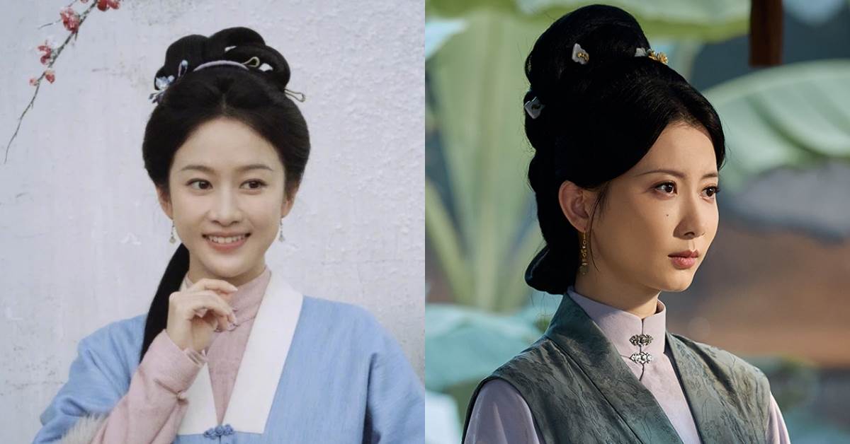 《蘭香如故》角色人生藏名字裡。劉美含（左）飾呂蕺兒、蒲萄（右）飾林繡萊，角色名字藏花語彩蛋｜造咖追劇。圖片來源：微博、IG@disneyplustw