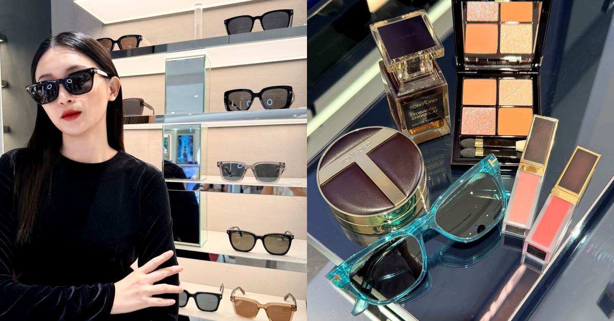 TOM FORD全台首間Beauty&Eyewear概念空間
圖片來源：造咖編輯Vicky拍攝