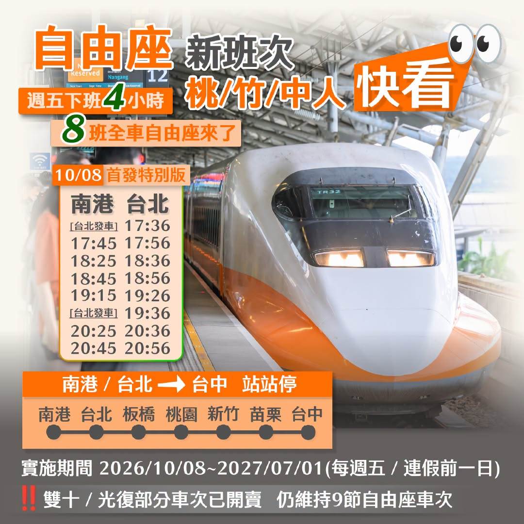 圖片來源：臉書＠高鐵