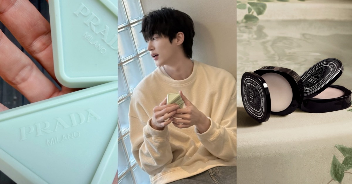 邊佑錫同款唇膜太生火！PRADA、DIPTYQUE、nooni唇膜護唇必備，圖片來源：IG@邊佑錫、PRADA、diptyque