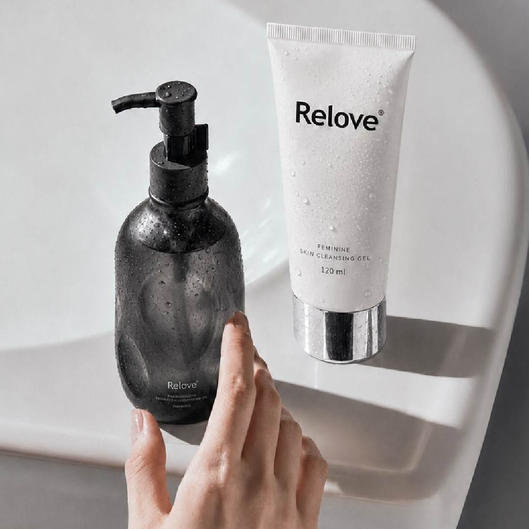私密處保養推薦：Relove 女性私密益生元彈嫩潔淨油+私密潔淨凝露，組合優惠價NT.1,595
圖片來源：Relove
