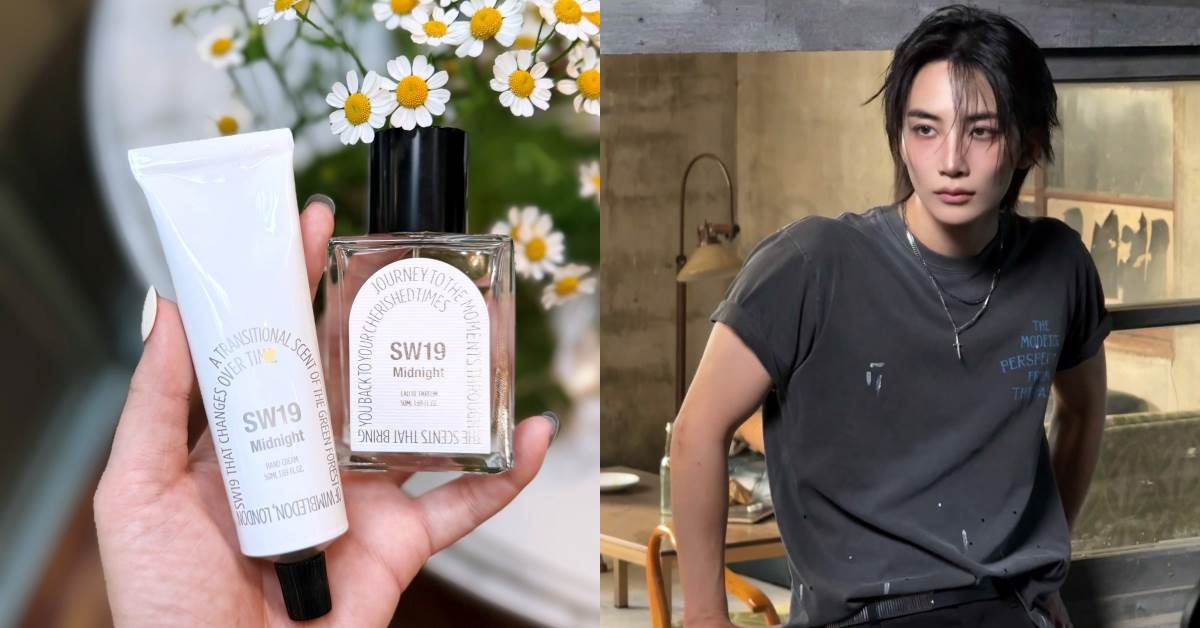 小眾香水推薦：SW19 Midnight淡香精，50ml NT.2,880、護手霜 50ml NT.980，品牌大使JEONGHAN
圖片來源：造咖編輯Vicky拍攝、IG@JEONGHAN