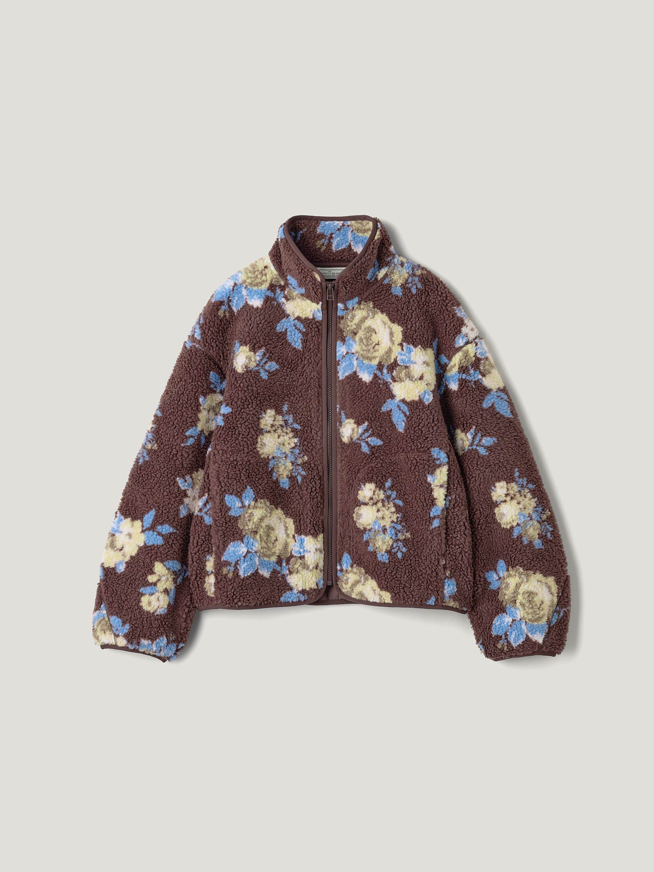 刷毛外套(花朵)by rokh，NT$1290
圖片來源：GU