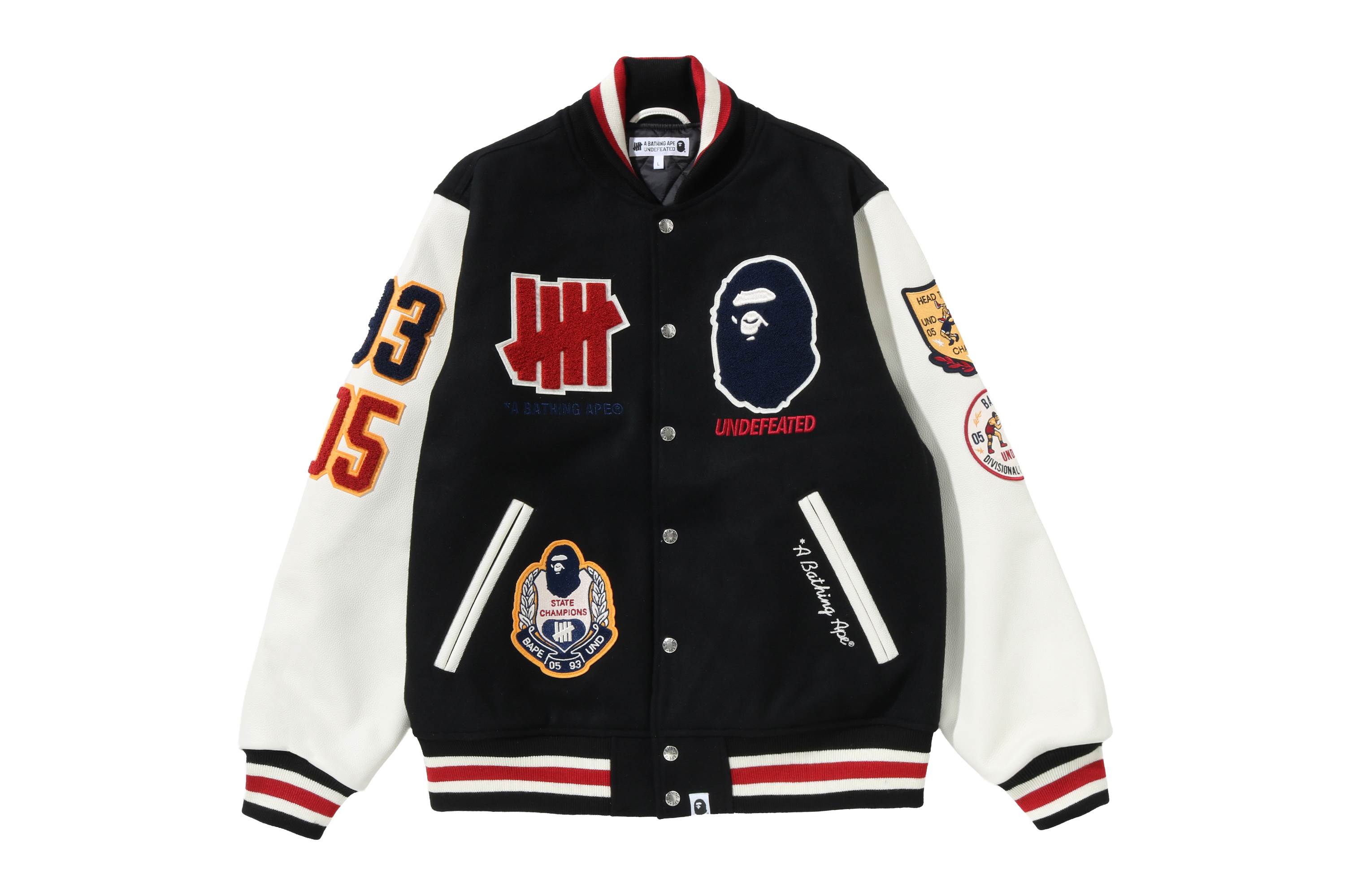 BAPE X UNDFTD VARSITY JACKET，NT$30,799
圖片來源：BAPE®