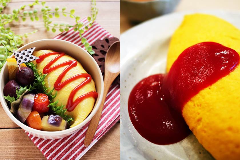 不只好吃連型也能煎得漂亮！正宗日式蛋包飯2分鐘上桌，別把飯炒太乾你就成功一半啦～