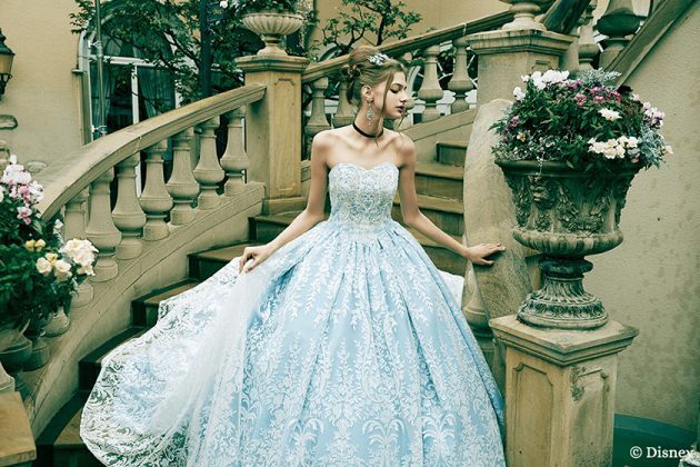 Kuraudia Disney Princess Wedding Dress