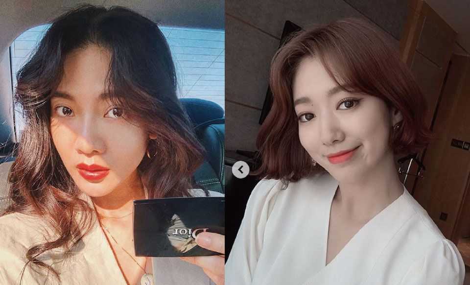 曾之喬、朴信惠瀏海髮型