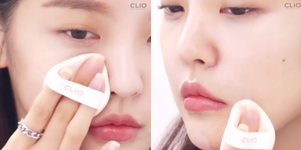 右滑圖片～看韓妞怎麼拍出奶油肌底妝！